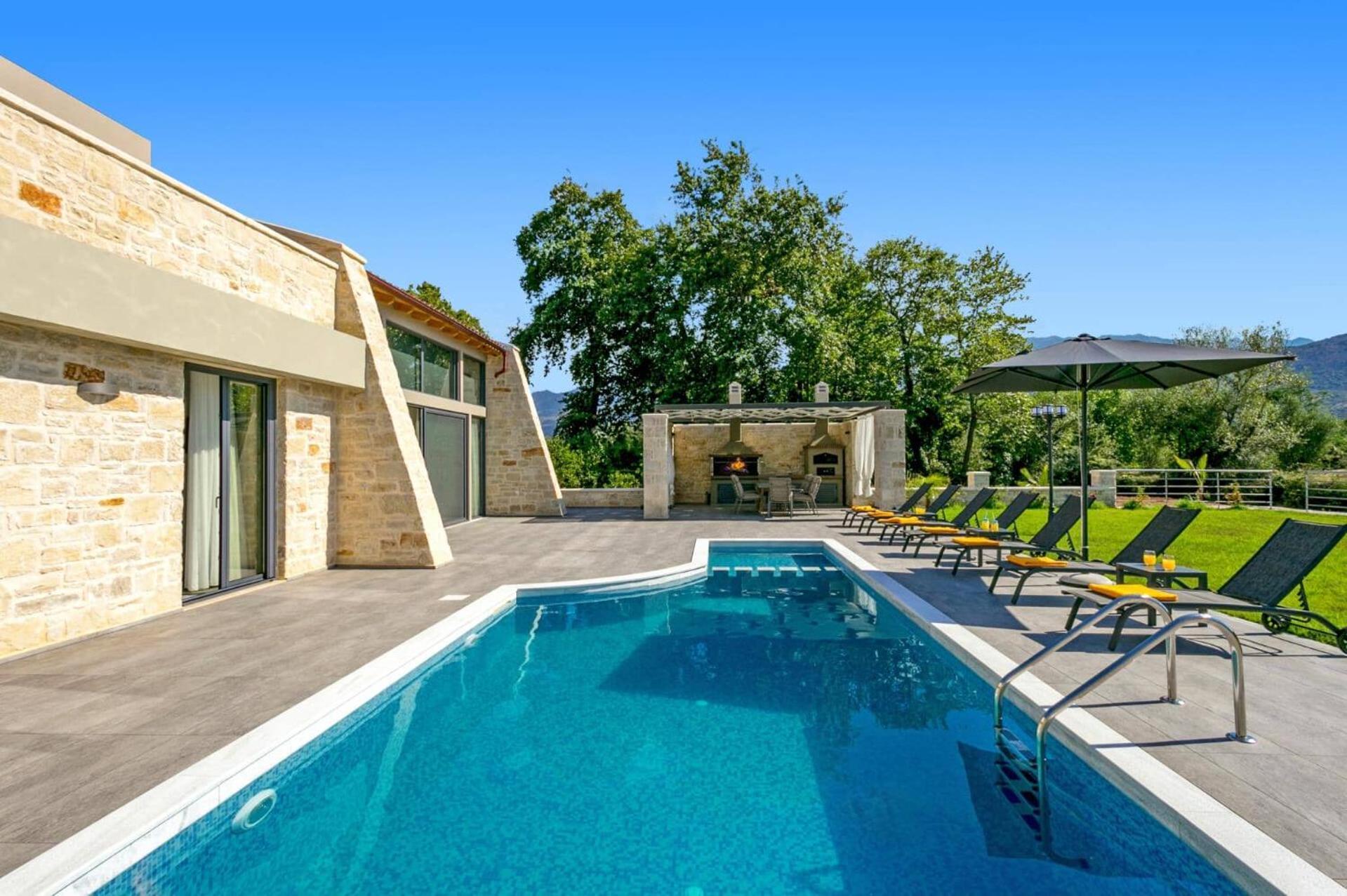 Villa Potami Angela By Villa Plus Stilos Exteriér fotografie