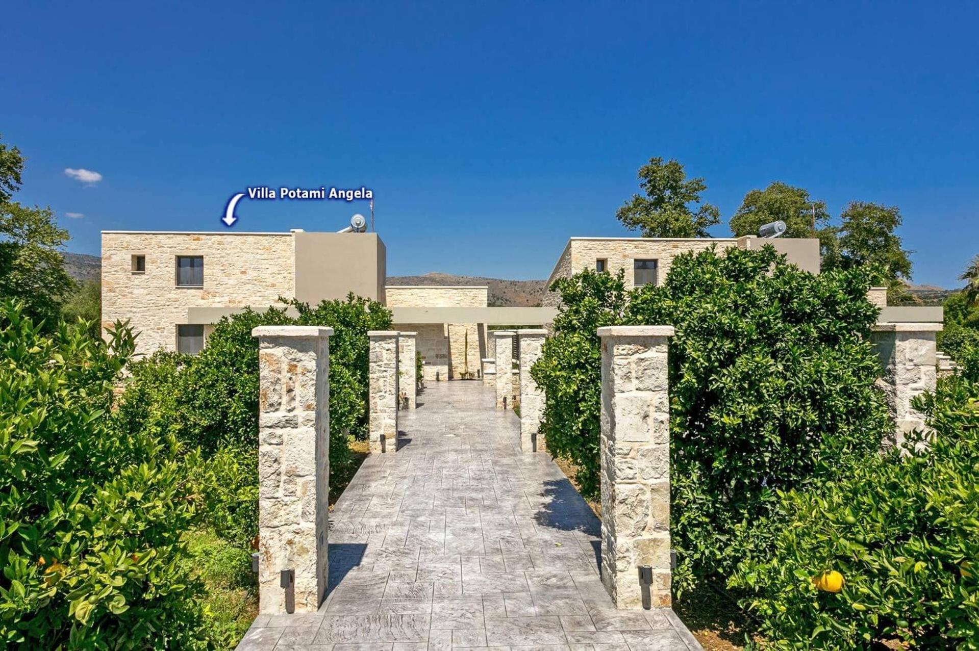 Villa Potami Angela By Villa Plus Stilos Exteriér fotografie